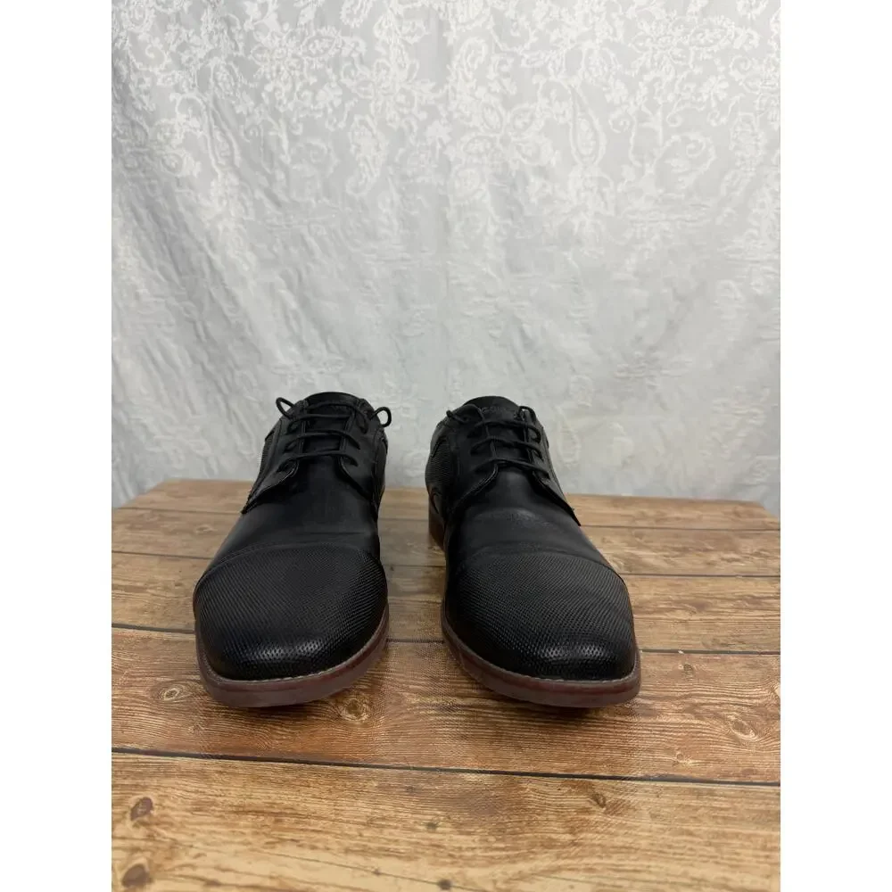 Rockport Men’s Black Leather Cap Toe Oxford Dress Shoes Size 13